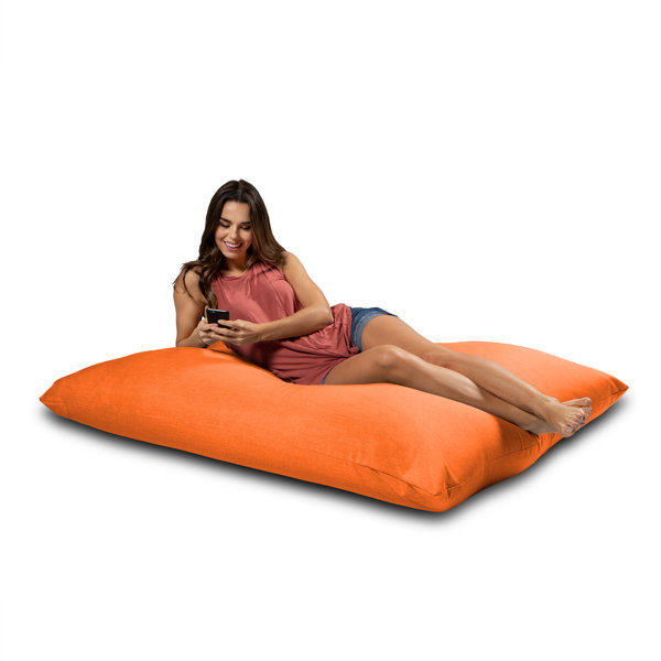 Ebern Designs Piper Giant Outdoor Bean Bag Pillow Sunbrella Wayfair